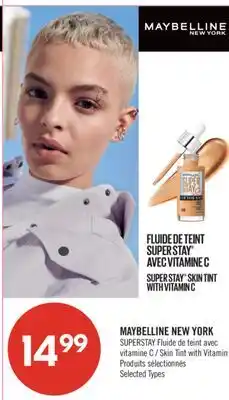 Pharmaprix MAYBELLINE NEW YORK SUPERSTAY Skin Tint with Vitamin offer