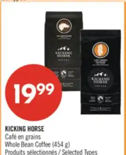 Pharmaprix KICKING HORSE Whole Bean Coffee offer
