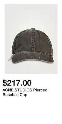 Holt Renfrew ACNE STUDIOS Pierced Baseball Cap offer