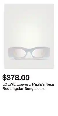 Holt Renfrew LOEWE Loewe x Paula's Ibiza Rectangular Sunglasses offer