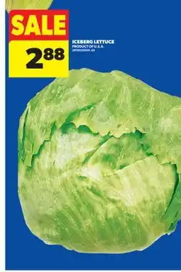 Real Canadian Superstore ICEBERG LETTUCE offer