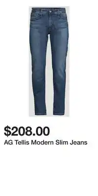 Holt Renfrew AG Tellis Modern Slim Jeans offer