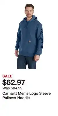 Sport Chek Carhartt Men's Logo Sleeve Pullover Hoodie offer