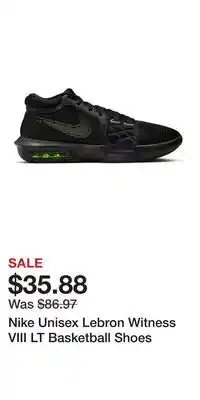 Sport Chek Nike Unisex Lebron Witness VIII LT Basketball Shoes offer