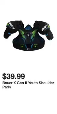 Sport Chek Bauer X Gen II Youth Shoulder Pads offer