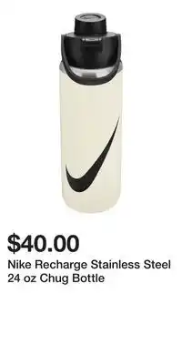 Sport Chek Nike Recharge Stainless Steel 24 oz Chug Bottle offer