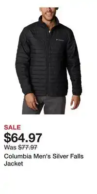 Sport Chek Columbia Men's Silver Falls Jacket offer