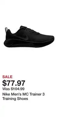 Sport Chek Nike Men's MC Trainer 3 Training Shoes offer