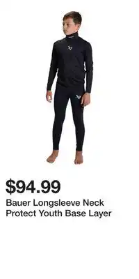 Sport Chek Bauer Longsleeve Neck Protect Youth Base Layer offer