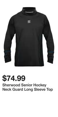 Sport Chek Sherwood Senior Hockey Neck Guard Long Sleeve Top offer