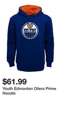Sport Chek Youth Edmonton Oilers Prime Hoodie offer