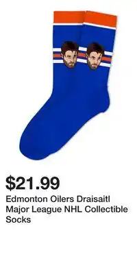 Sport Chek Edmonton Oilers Draisaitl Major League NHL Collectible Socks offer