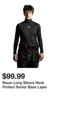 Sport Chek Bauer Long Sleeve Neck Protect Senior Base Layer offer