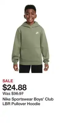 Sport Chek Nike Sportswear Boys' Club LBR Pullover Hoodie offer