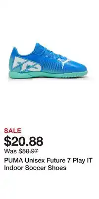 Sport Chek PUMA Unisex Future 7 Play IT Indoor Soccer Shoes offer
