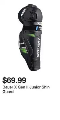 Sport Chek Bauer X Gen II Junior Shin Guard offer