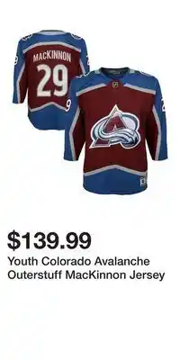 Sport Chek Youth Colorado Avalanche Outerstuff MacKinnon Jersey offer