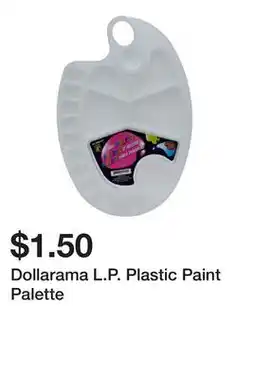 Dollarama Dollarama L.P. Plastic Paint Palette offer