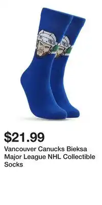 Sport Chek Vancouver Canucks Bieksa Major League NHL Collectible Socks offer