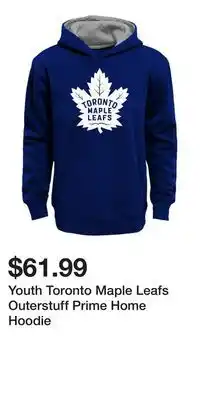 Sport Chek Youth Toronto Maple Leafs Outerstuff Prime Home Hoodie offer
