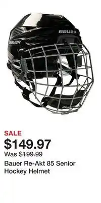 Sport Chek Bauer Re-Akt 85 Senior Hockey Helmet offer