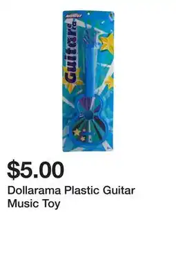 Dollarama Dollarama Plastic Guitar Music Toy offer