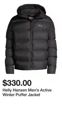 Sport Chek Helly Hansen Men's Active Winter Puffer Jacket offer
