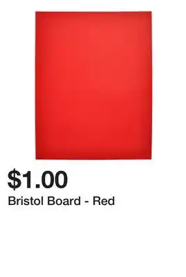 Dollarama Bristol Board - Red offer