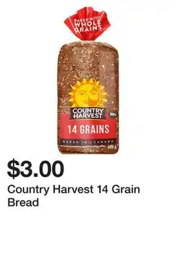 Dollarama Country Harvest 14 Grain Bread offer
