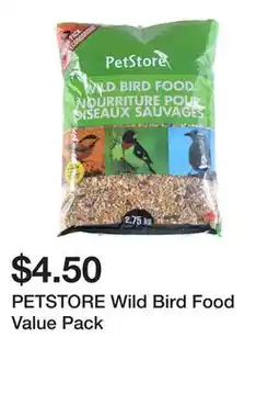 Dollarama PETSTORE Wild Bird Food Value Pack offer
