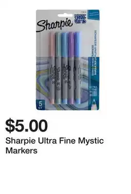 Dollarama Sharpie Ultra Fine Mystic Markers offer