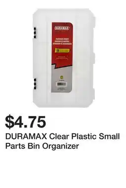Dollarama DURAMAX Clear Plastic Small Parts Bin Organizer offer