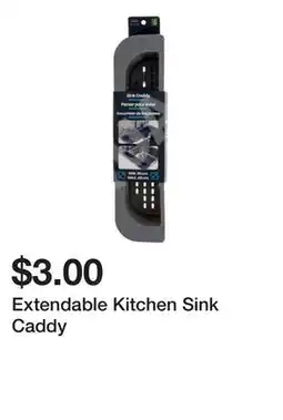 Dollarama Extendable Kitchen Sink Caddy offer