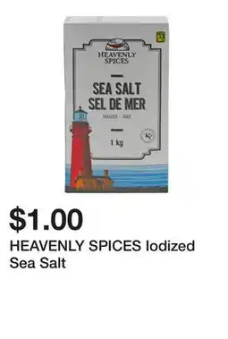 Dollarama HEAVENLY SPICES Iodized Sea Salt offer