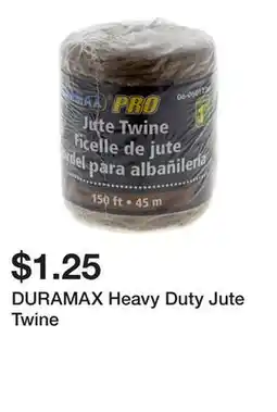 Dollarama DURAMAX Heavy Duty Jute Twine offer