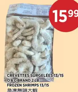 Kim Phat O & C BRAND FROZEN SHRIMPS 13/15 offer