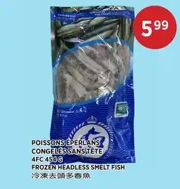 Kim Phat 4FC FROZEN HEADLESS SMELT FISH offer
