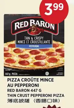 Kim Phat RED BARON THIN CRUST PEPPERONI PIZZA offer