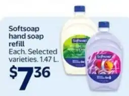 Walmart Softsoap hand soap refill offer