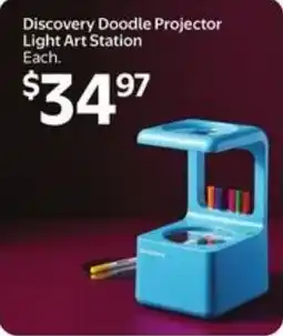 Walmart Discovery Doodle Projector Light Art Station offer