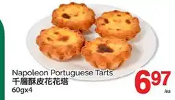 T&T Supermarket NAPOLEON PORTUGUESE TARTS, 60gx4 offer