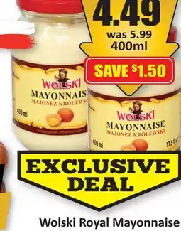 Starsky Wolski Royal Mayonnaise offer