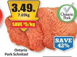 Starsky Ontario Pork Schnitzel offer