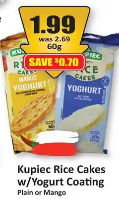 Starsky Kupiec Rice Cakes w/Yogurt Coating offer