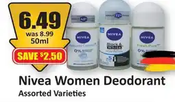 Starsky Nivea Women Deodorant offer