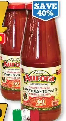 Starsky Aurora Passata Strained Crushed Tomatoes offer