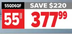 2001 Audio Video 55QD6QF Hisense 55 QLED offer