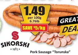 Starsky Pork Sausage Torunska offer