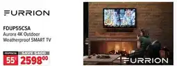 2001 Audio Video FDUP55CSA FURRION 55 Aurora 4K Outdoor Weatherproof SMART TV offer