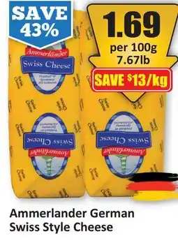 Starsky Ammerlander German Swiss Style Cheese offer